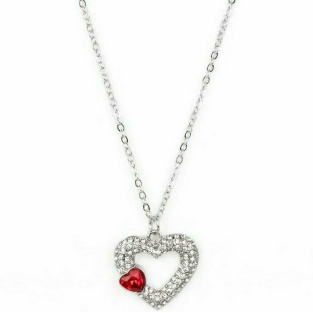 Bedazzled Bliss - red - Paparazzi necklace